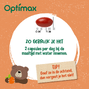 Optimax Omega 3 Kids Kauwcapsules 50CPafmeting capsule