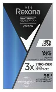 Rexona Men Maximum Protection Clean Scent Deo Crème 45ML Rexona Men Maximum Protection Clean Scent Deo Crème 45ML