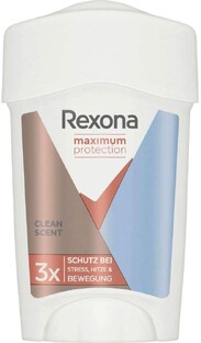 Rexona Maximum Protection Clean Scent Crème 45ML Rexona Maximum Protection Clean Scent Crème 45ML