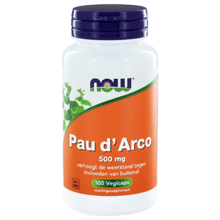 NOW Pau D'Arco 500mg Capsules 100ST NOW Pau D'Arco 500mg Capsules 100ST