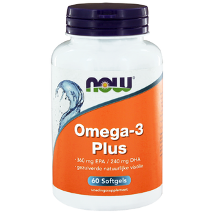 NOW Omega-3 Plus Softgels 60ST NOW Omega-3 Plus Softgels 60ST