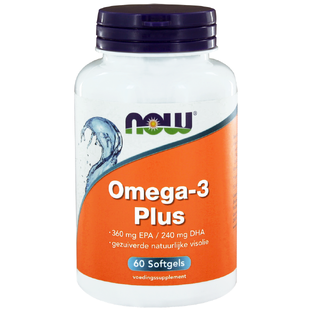 NOW Omega-3 Plus Softgels 60ST