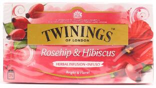 Twinings Rozenbottel- & Hibiscusthee 25ZK
