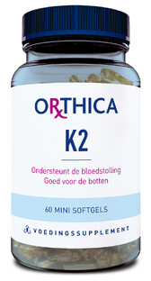 Orthica Vitamine K2 Capsules 60CP Orthica Vitamine K2 Capsules 60CP