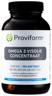 Proviform Omega 3 Visolie Concentraat Softgels 100SG