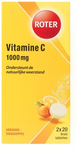 Roter Vitamine C 1000mg Sinaasappel Abrikoos Bruistabletten 40ST