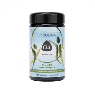 Chi Natural Life Spirulina 500mg Tabletten 190TB Chi Natural Life Spirulina 500mg Tabletten 190TB