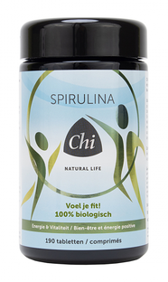Chi Natural Life Spirulina 500mg Tabletten 190TB Chi Natural Life Spirulina 500mg Tabletten 190TB