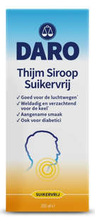 Daro Thijmsiroop Suikervrij 200ML Daro Thijmsiroop Suikervrij 200ML
