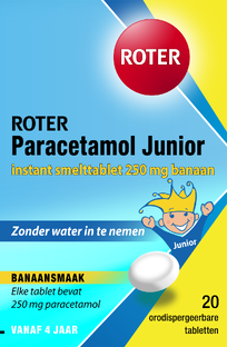 Roter Paracetamol Junior Smelt Tabletten 20ST Roter Paracetamol Junior Smelt Tabletten 20ST