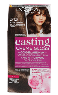 L'Oréal Paris Casting Crème Gloss 513 Goud Asbruin 180ML L'Oréal Paris Casting Crème Gloss 513 Goud Asbruin 180ML