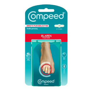 Compeed Blarenpleisters Tenen 8ST Compeed Blarenpleisters Tenen 8ST