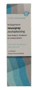 Leidapharm Zoutoplossing Voor Baby En Kind 15ML Leidapharm Zoutoplossing Voor Baby En Kind 15ML