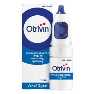 Otrivin Xylometazoline HCI 1 mg/ml Neusspray bij een verstopte neus 10ML Otrivin Xylometazoline HCI 1 mg/ml Neusspray bij een verstopte neus 10ML