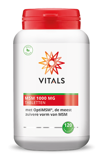 De Online Drogist Vitals MSM 1000mg Tabletten 120TB aanbieding