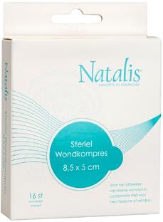 Natalis Wondkompres 8.5x5cm 16ST