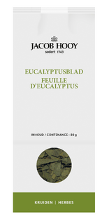 Jacob Hooy Eucalyptusblad Kruiden 80GR Jacob Hooy Eucalyptusblad Kruiden 80GR