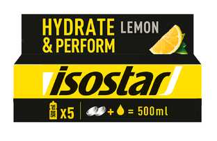 Isostar Sportdrank Powertabs Hydrate & Perform Lemon 10ST