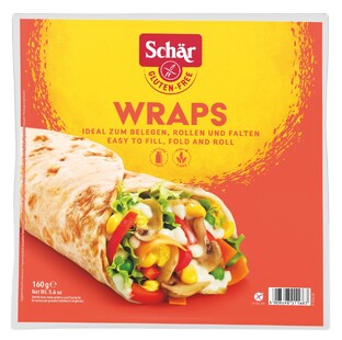 Schar Tortilla Wraps Glutenvrij 160GR Schar Tortilla Wraps Glutenvrij 160GR