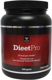 DieetPro Shake - Chocolade 500GR DieetPro Shake - Chocolade 500GR