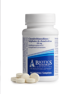 Biotics Chondroitinesulfaten 250mg Tabletten 90TB