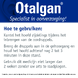 Otalgan Oordruppels 12GR Hoe te gebruiken Otalgan Oordruppels 12GR Hoe te gebruiken