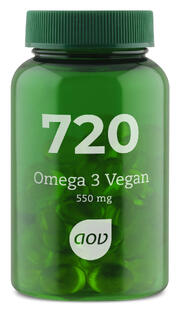 AOV 720 Vegetarische Omega 3 Softgels 60VCP