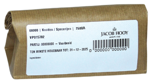 Jacob Hooy Braamblad Gesneden 250GR 