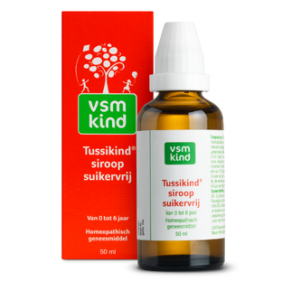 Vsm Kind 0-6 Tussikind Siroop Suikervrij 50ML Vsm Kind 0-6 Tussikind Siroop Suikervrij 50ML