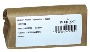Jacob Hooy Ereprijs Gesneden 250GR 