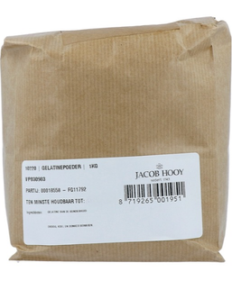 Jacob Hooy Gelatinepoeder 1KG Jacob Hooy Gelatinepoeder 1KG