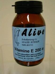 Alive Vitamine E 200 IE 60CP