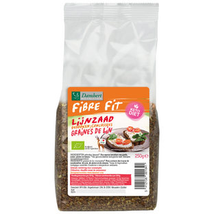 Damhert Fibre Fit Gebroken Lijnzaad 250GR Damhert Fibre Fit Gebroken Lijnzaad 250GR