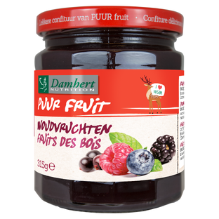 Damhert Puur Fruit Confituur Woudvrucht 315GR 