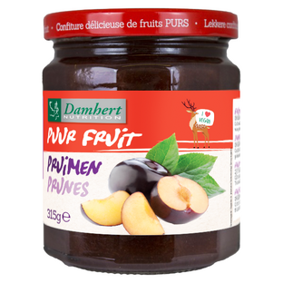Damhert Puur Fruit Confituur Pruimen 315GR Damhert Puur Fruit Confituur Pruimen 315GR
