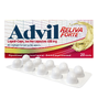 Advil Reliva Forte Liquid-Caps 400 mg voor pijn en koorts 20CPverpakking met strip tabletten
