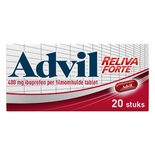 Advil Reliva Forte Oval-Tabs 400 mg voor pijn en koorts 20TB