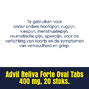 Advil Reliva Forte Oval-Tabs 400 mg voor pijn en koorts 20TB4