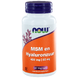 NOW MSM en Hyaluronzuur Capsules 60CP NOW MSM en Hyaluronzuur Capsules 60CP