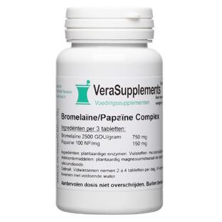 VeraSupplements Bromelaïne/Papaïne Complex Tabletten 100TB