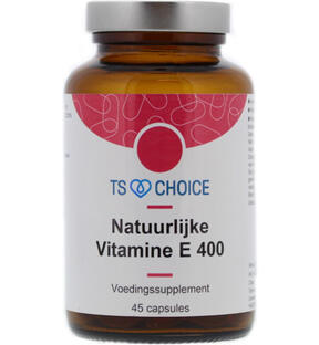 TS Choice Natuurlijke Vitamine E 400 Capsules 45CP