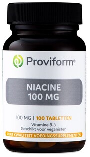 Proviform Niacine 100mg Tabletten 100TB Proviform Niacine 100mg Tabletten 100TB