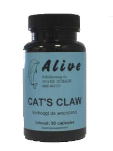 Alive Cats Claw 500mg Capsules 80CP