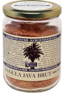 Aman Prana Gula Java Brut Kokosbloesemsuiker 310GR Aman Prana Gula Java Brut Kokosbloesemsuiker 310GR