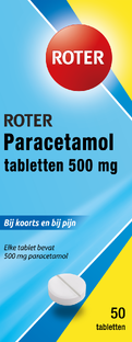 Roter Paracetamol Tabletten 500mg 50TB Roter Paracetamol Tabletten 500mg 50TB