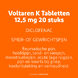 Voltaren K 12,5 mg  pijnstiller Filmomhulde Tabletten Diclofenac-Kalium 20TB 77371