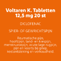 Voltaren K 12,5 mg  pijnstiller Filmomhulde Tabletten Diclofenac-Kalium 20TBinhoud
