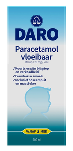 Daro Vloeibare Paracetamol 100ML Daro Vloeibare Paracetamol 100ML