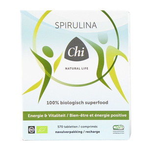 Chi Natural Life Bio Spirulina Tabletten Navulling 570TB Chi Natural Life Bio Spirulina Tabletten Navulling 570TB