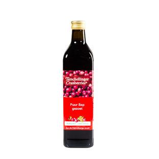 Terschellinger Cranberries Cranberrysap Eko Gezoet 750ML Terschellinger Cranberries Cranberrysap Eko Gezoet 750ML